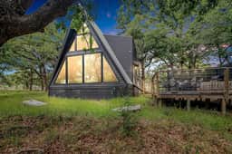 A-Frame Ranch: Pedernales Cabin with Cowboy Pool - Image 2