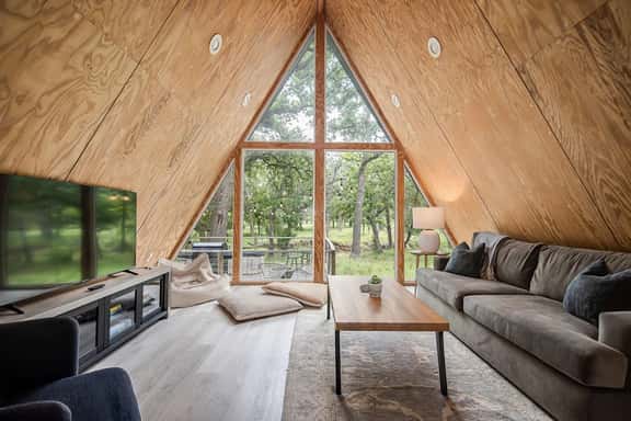 A-Frame Ranch: Comal Cabin with small pool - Image 1