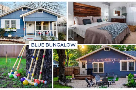 Blue Bungalow - Fire Pit, Yard Games & more! - Image 1