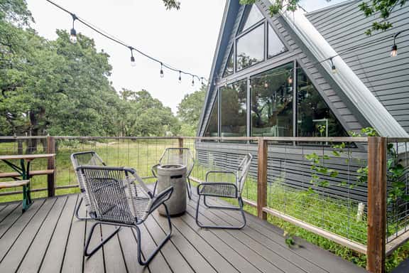 A-Frame Ranch: Llano Cabin with Cowboy Pool - Image 1