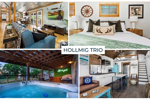Hollmig Trio - Sleeps 18, Cowboy Pool & 3 Hot Tubs - Image 1