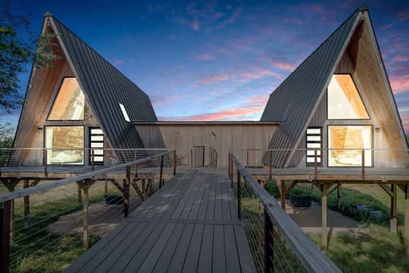 A-Frame Ranch: Pecan Treehouse with Shared Pool - Image 1