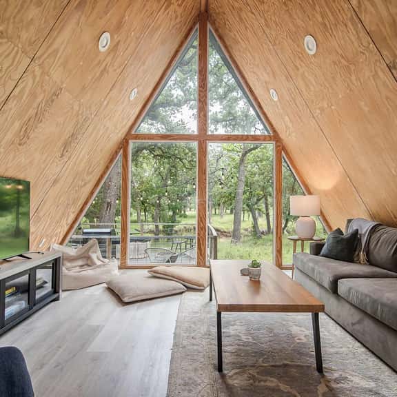 A-Frame Ranch: Comal Cabin with small pool - Image 1